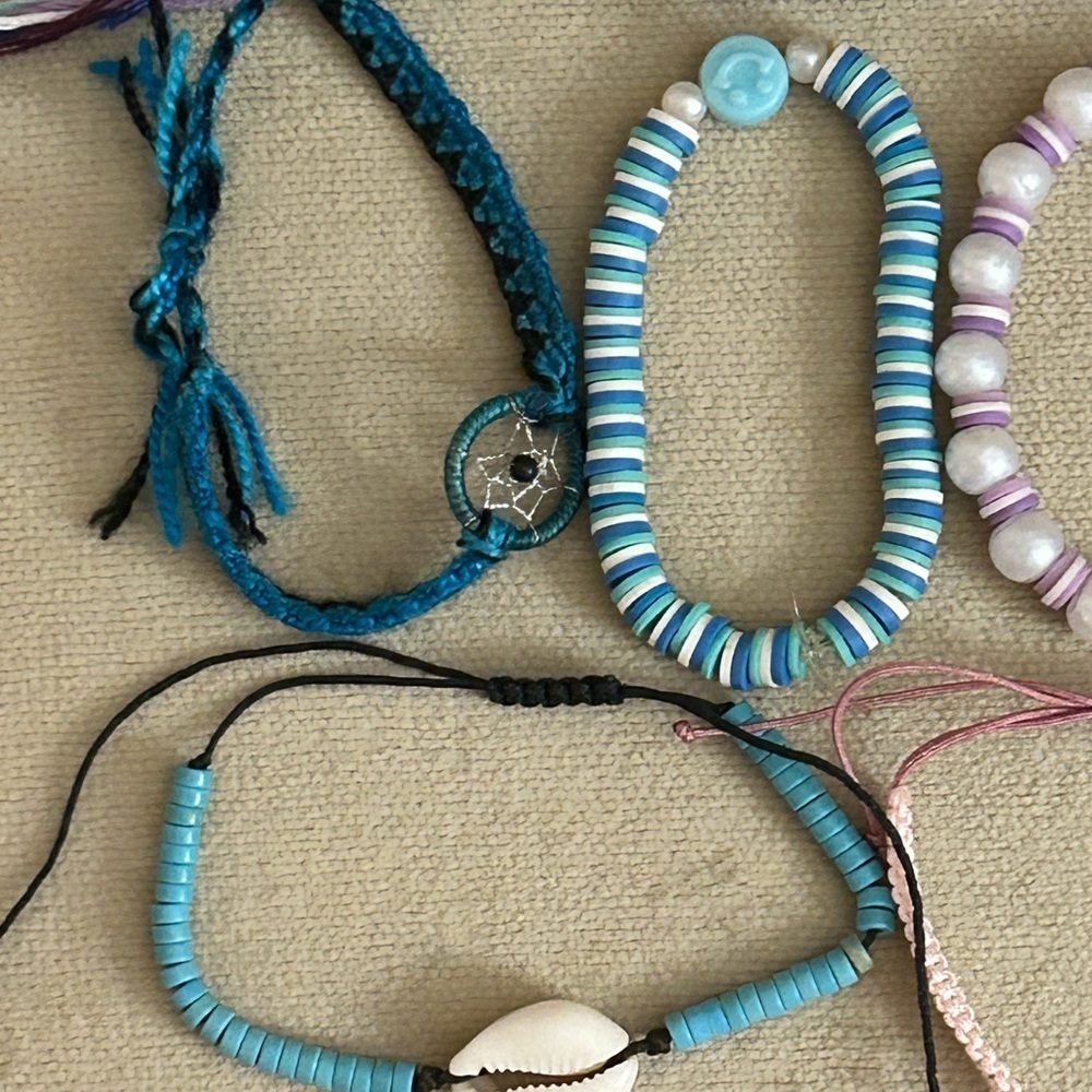 Colorful Beaded Bracelet Set - Picture 2 of 3
